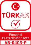 TÜRKAK personel belgelendirme akreditasyon kaydı